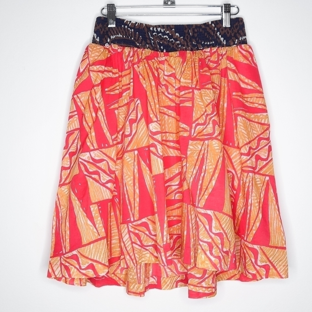 Anthropologie Vanessa Virginia Pink Tamarind Circle Skirt  2